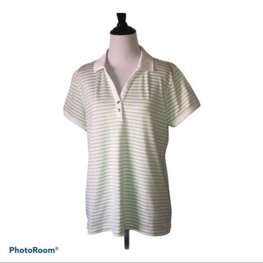 Vineyard vines women’s large striped polo‎ shirt